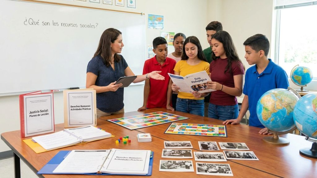 ¿Qué son los recursos para docentes sociales y cómo usarlos?