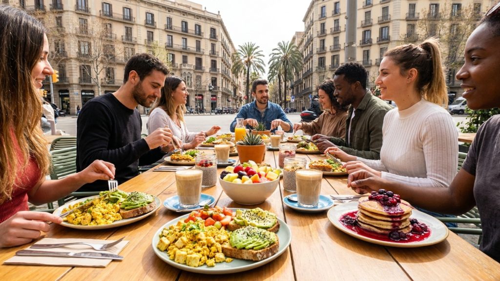 ¿Qué es un brunch con opciones veganas en Barcelona?