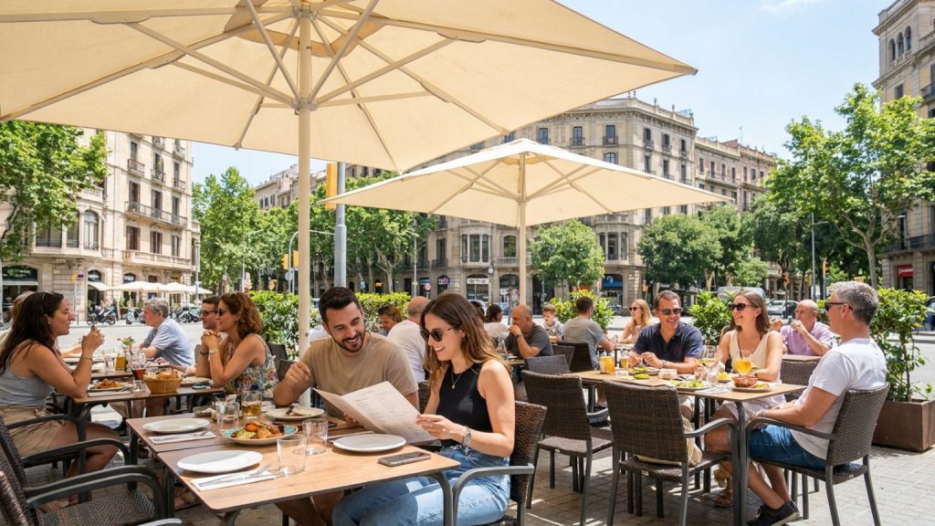 ¿Cómo elegir el mejor restaurante con terraza en Barcelona?
