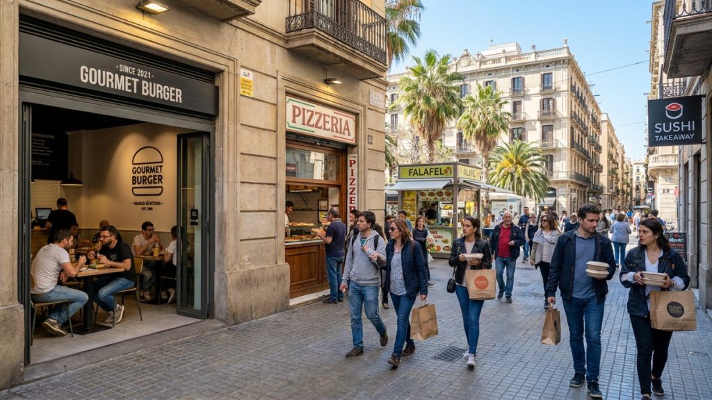 ¿Qué es la comida rápida en Barcelona y cómo ha evolucionado?