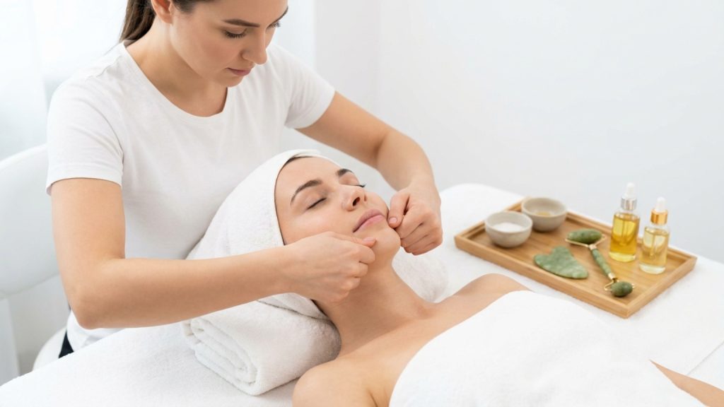 ¿Qué es el masaje facial coreano y por qué está tan de moda?