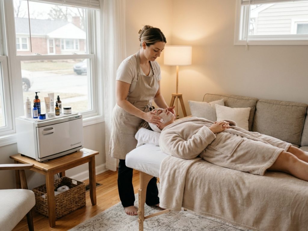 Spa facial a domicilio: tu momento de relax en casa