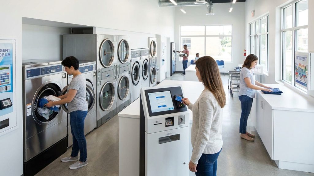 ¿Qué es una lavandería autoservicio y cómo funciona?