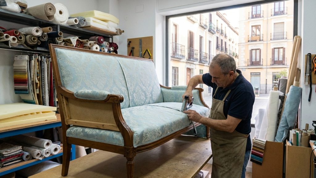 ¿Qué implica el tapizado de sofas en Madrid?