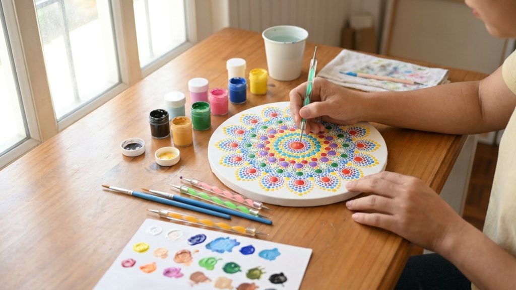 ¿Qué es el mandala puntillismo y cómo empezar a practicarlo?