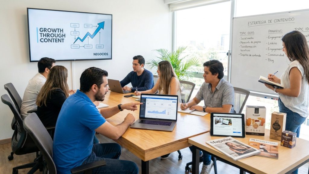 How does content for businesses drive business growth?
