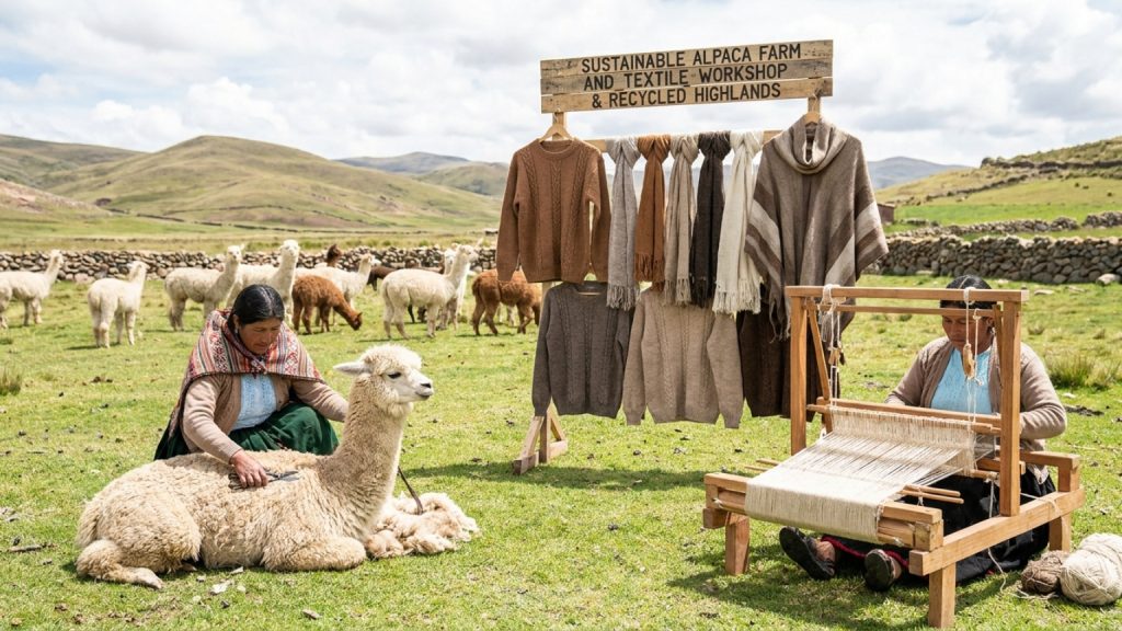 What is sustainable alpaca clothing?