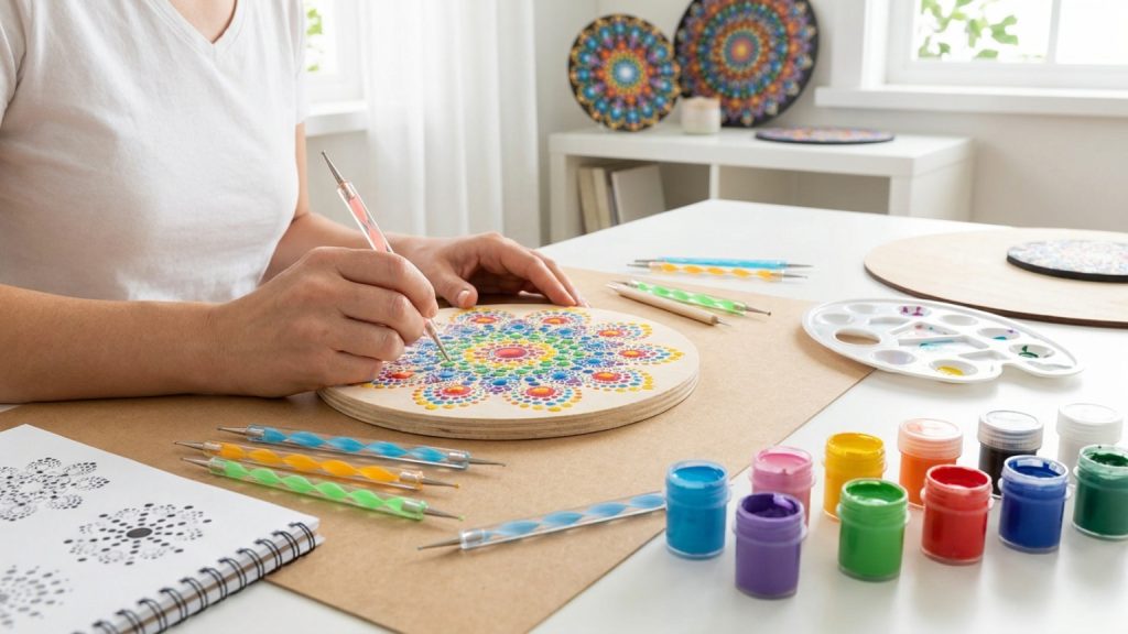 ¿Qué es el mandala puntillismo y cómo podemos empezar a practicarlo?