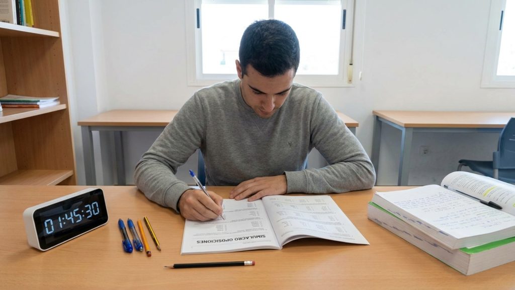 ¿Cómo mejorar tu preparación con simulacros de examen para oposiciones?