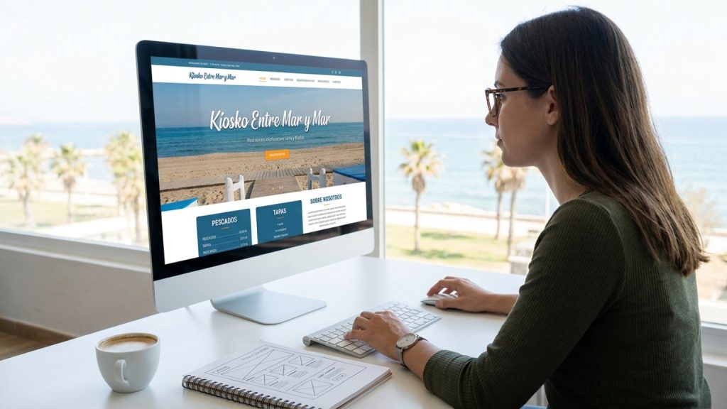 ¿Qué significa que se está realizando la web de la empresa?