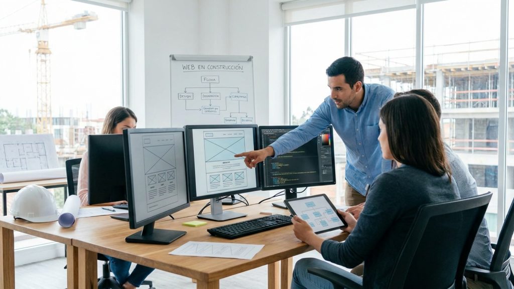 ¿Qué significa cuando se esta realizando la web de un proyecto?