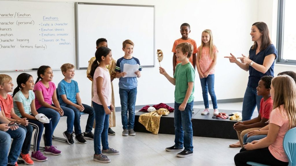 ¿Qué es el teatro en educación y qué beneficios aporta a los alumnos?