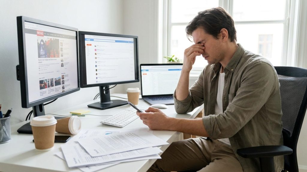¿Qué es la fatiga informativa y cómo nos afecta en la vida diaria?