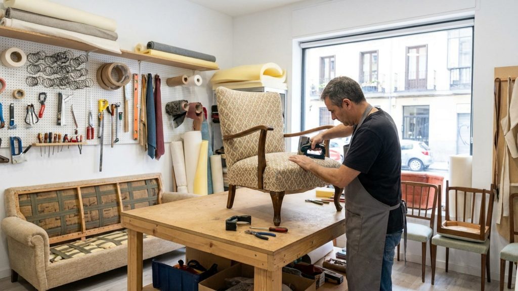 ¿Qué hacen los tapiceros en Madrid por sus muebles?