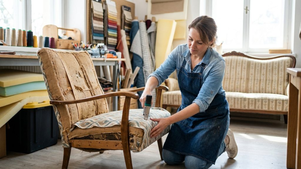 ¿Qué hacen los tapiceros y por qué son importantes para sus muebles?