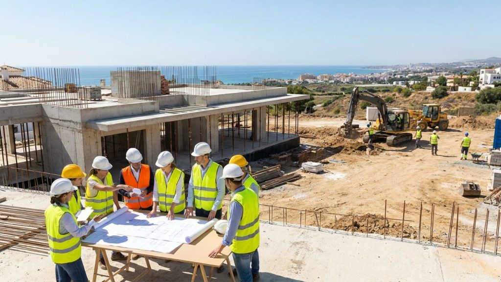 What is the construction of houses in Costa del Sol?