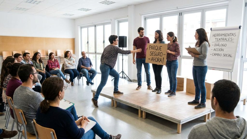 ¿Qué son las herramientas teatrales para la transformación social?