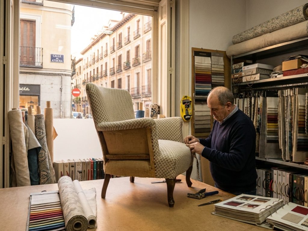 Su tapicería de confianza en Madrid centro