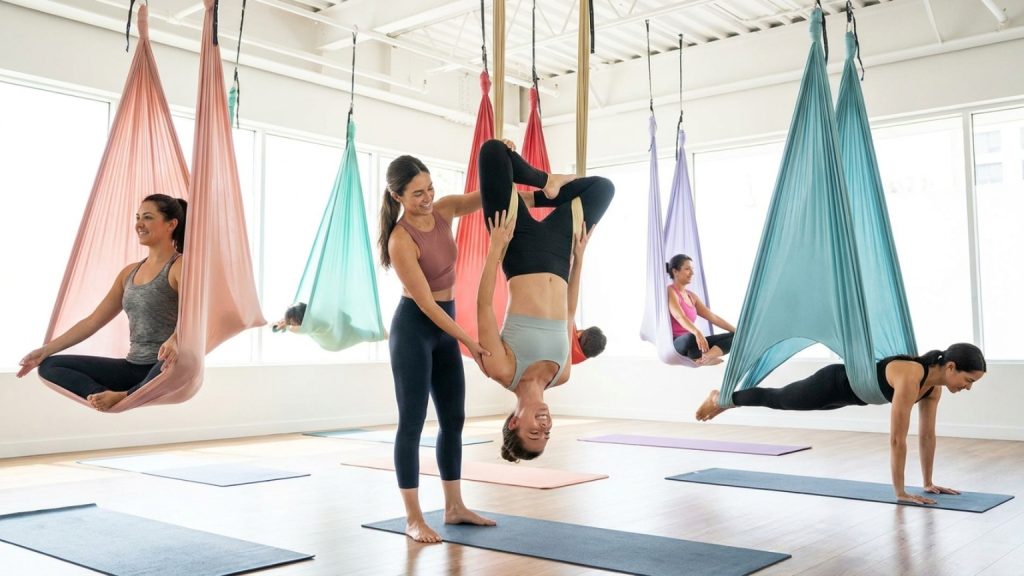 ¿Qué es el aerial yoga y cómo puede mejorar tu bienestar?