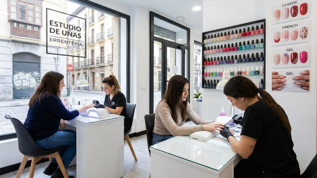 ¿Qué tipos de uñas se pueden hacer en Errenteria?