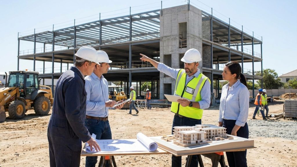 What is the role of architects in a construction project?