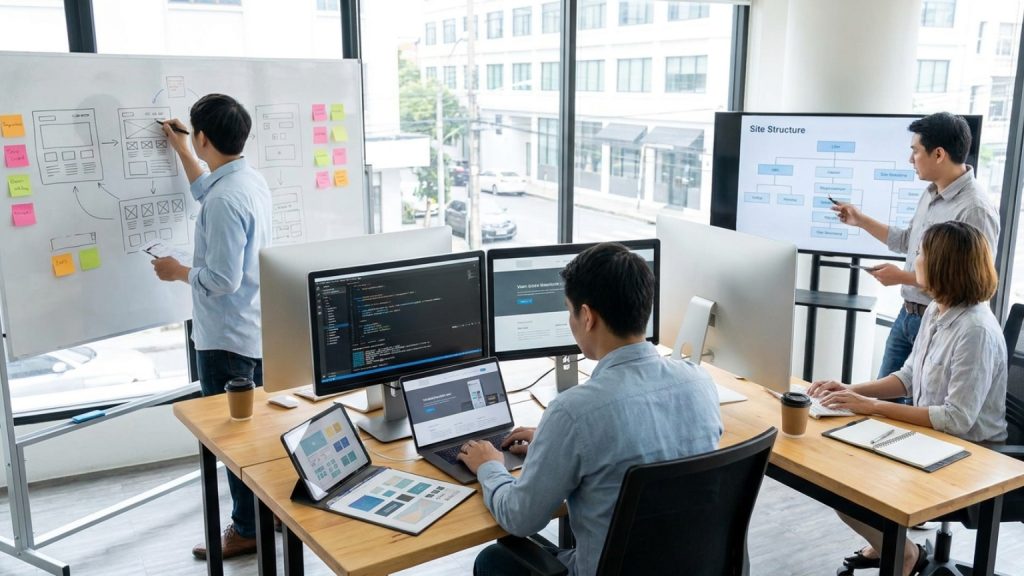 ¿Qué significa que se esté realizando la web de la empresa?