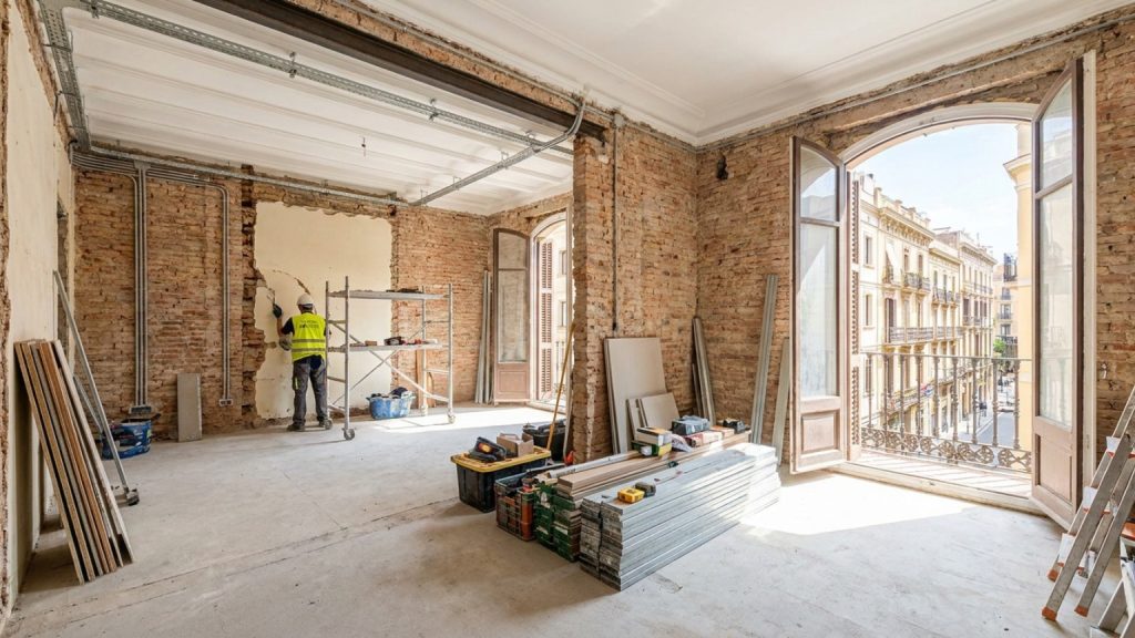 What is a comprehensive home renovation in Barcelona?