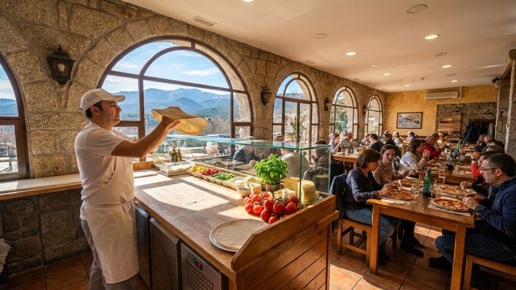 ¿Qué hace única a una pizzeria en Guadarrama?