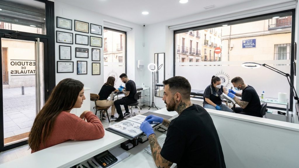 ¿Qué buscar en un estudio de tatuajes en Madrid para tu próximo diseño?