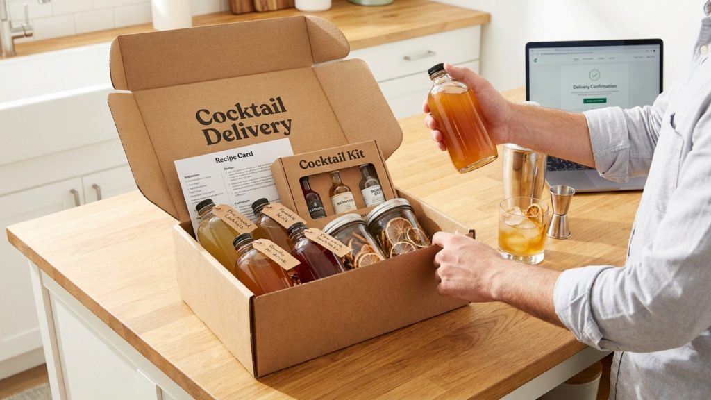 What is cocktail delivery and how does it work?