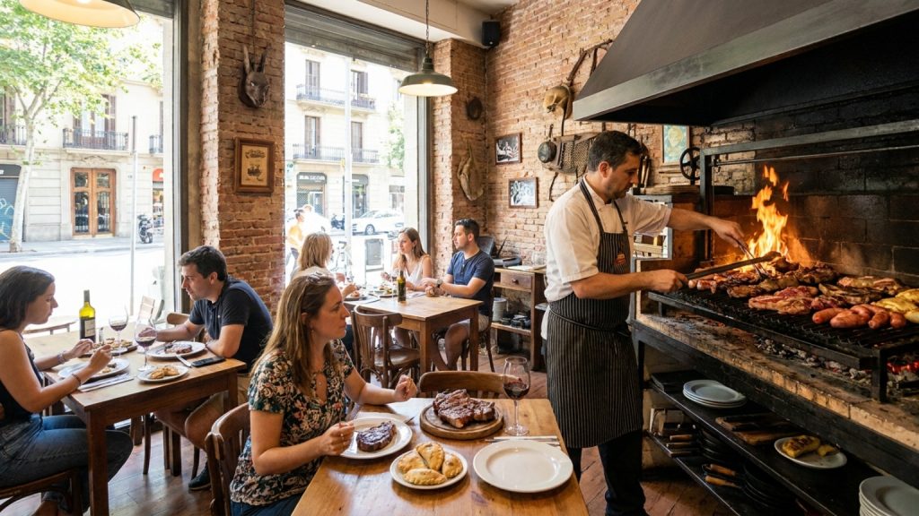 ¿Qué hace auténtico a un restaurante argentino en Barcelona?