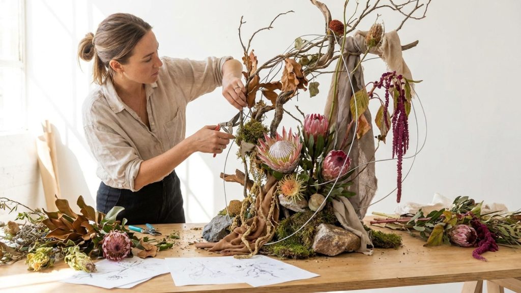 ¿Qué es el arte en floral creativo y por qué está ganando popularidad?