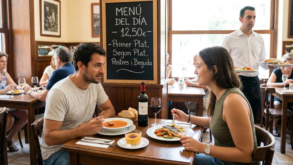 ¿Qué es el menú del día en Barcelona y cómo funciona?