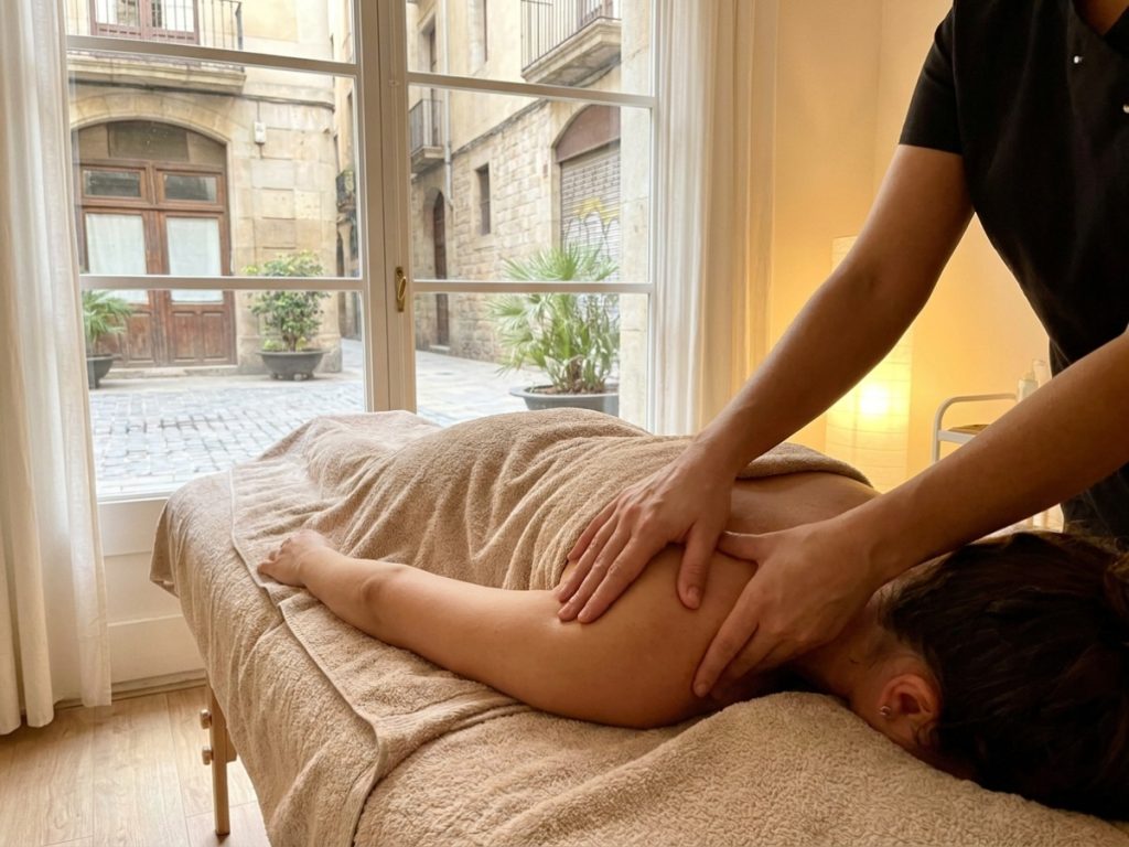 Descubre tu masaje relajante en Barcelona