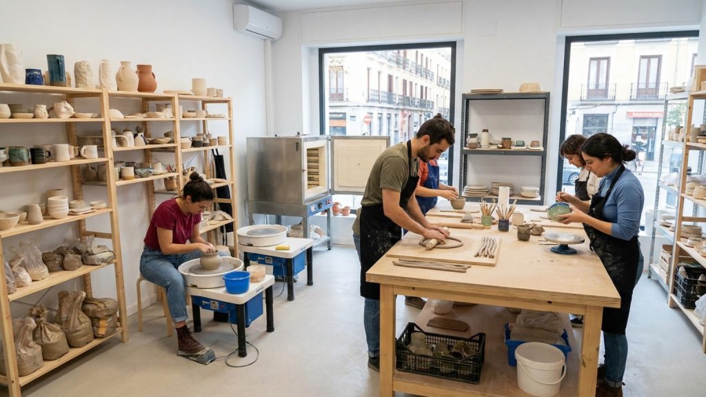 ¿Qué es un taller de cerámica en Madrid y cómo funciona?