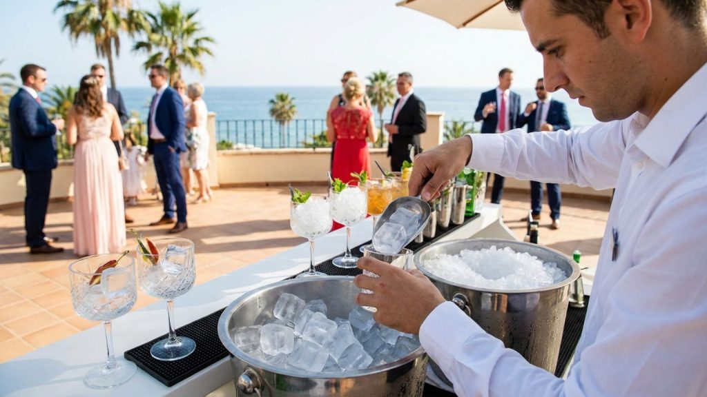 ¿Qué considerar al elegir hielo para bodas en Málaga?