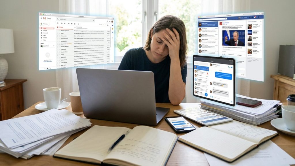 ¿Qué es la sobrecarga de información en el día a día?