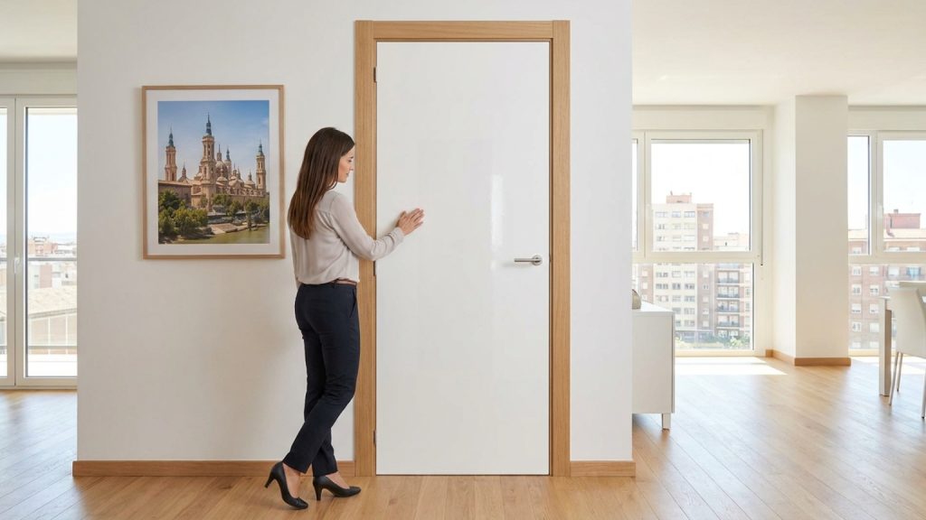 ¿Qué son las puertas lacadas y por qué son una opción popular en Zaragoza?
