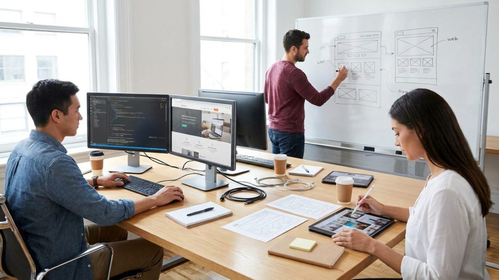 ¿Qué significa cuando se esta realizando la web de un sitio?