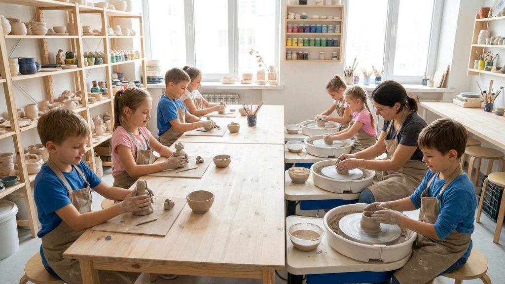 ¿Qué son las clases de cerámica para niños y por qué elegirlas?