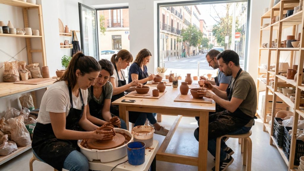 ¿Qué son las experiencias de cerámica en Madrid y cómo te ayudan a crear?