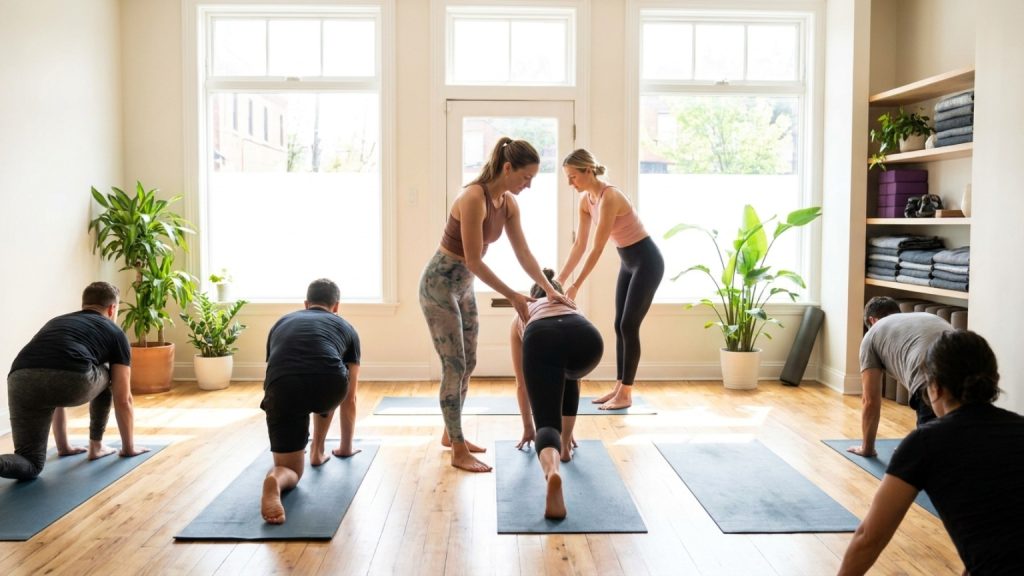 ¿Qué es un estudio en boutique yoga y por qué es diferente?