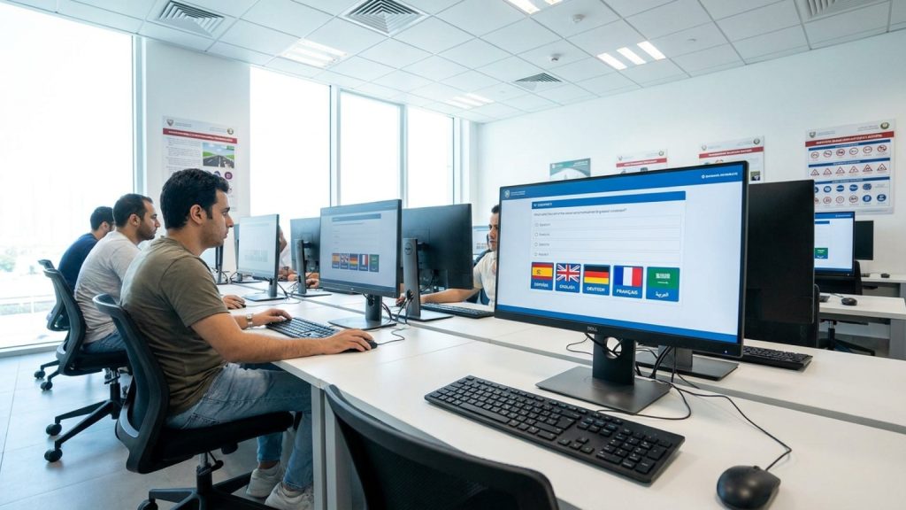 ¿Qué es el test teórico en varios idiomas y cómo funciona?