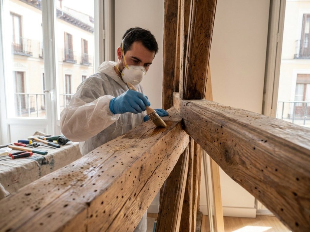 Eliminación de Carcoma Madera Madrid: Soluciones Expertas