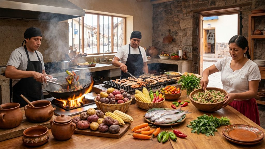 ¿Qué define a la cocina peruana tradicional?