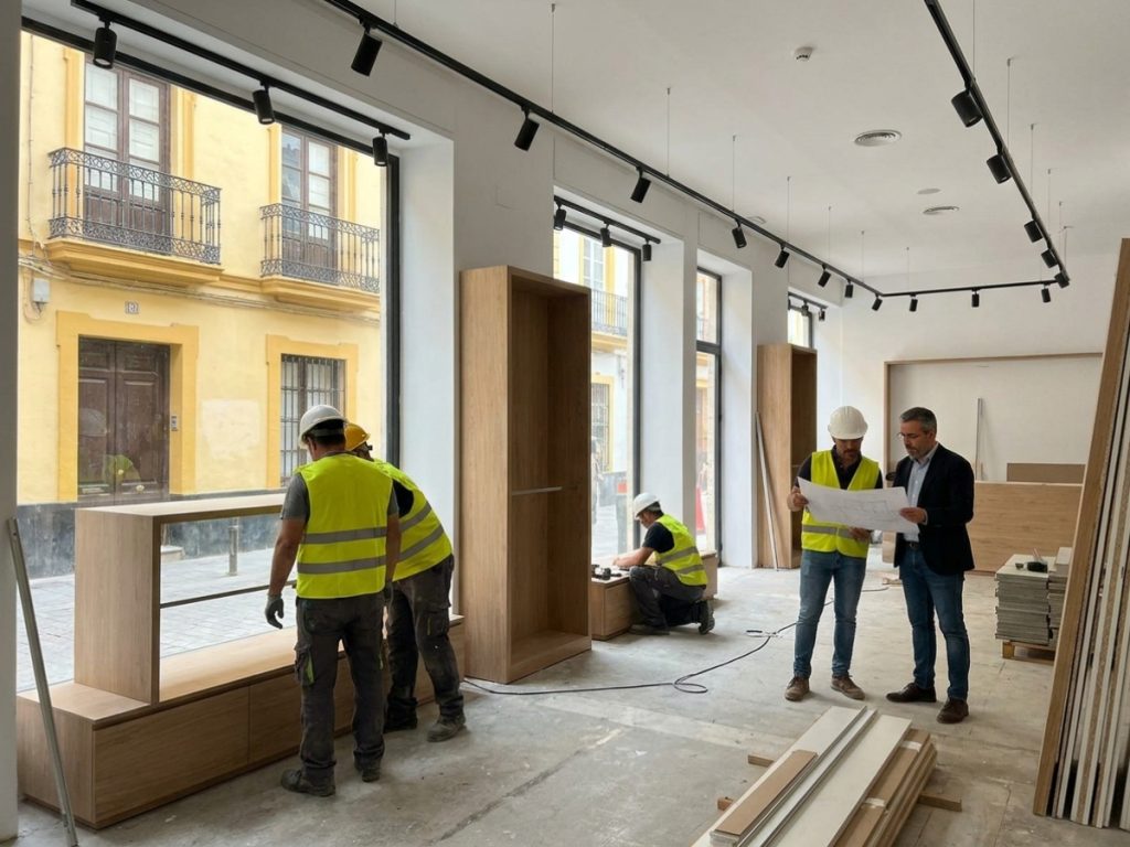 Su socio en construcción de espacios retail en Sevilla
