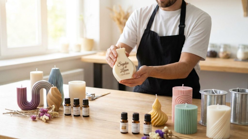 ¿Qué son las velas decorativas personalizadas y cómo se distinguen?