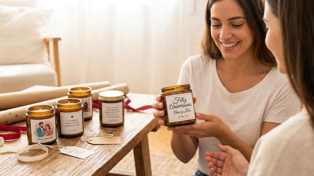 ¿Qué son los regalos con velas personalizadas y por qué son tan especiales?