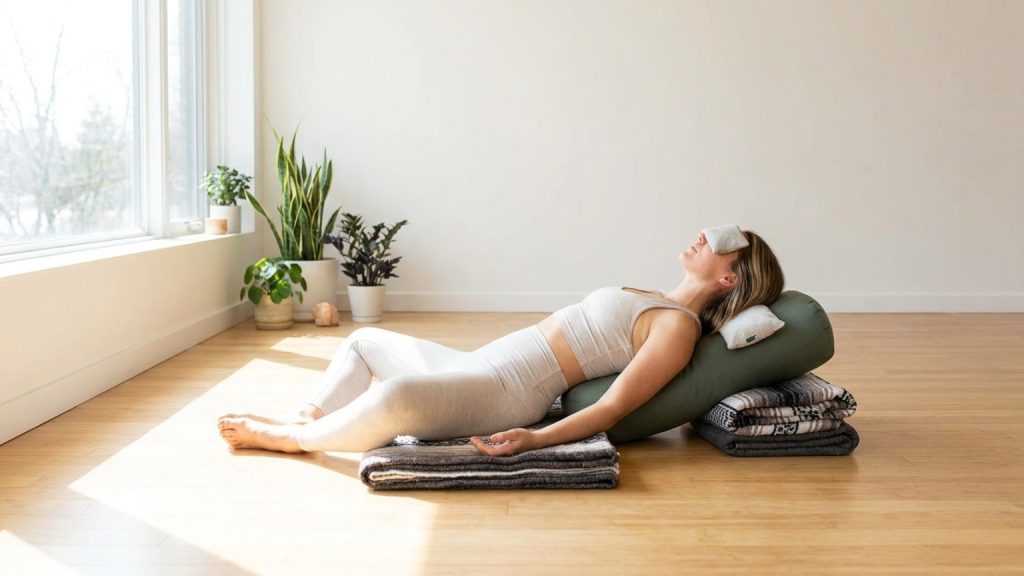 ¿Qué es el yoga restaurativo y cómo puede ayudarte a encontrar la calma?