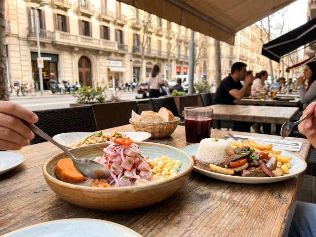 Tu almuerzo peruano auténtico en Barcelona